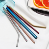 Reusable Color Metal Food Grade Stainless Steel Drinking Straw