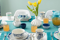 Imitation porcelain bowls are not the only tableware