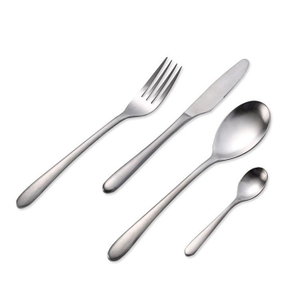 18/10 Stainless Steel Silver Cutlery Set with Hollow Handle for Hotel Restaurant Wedding 