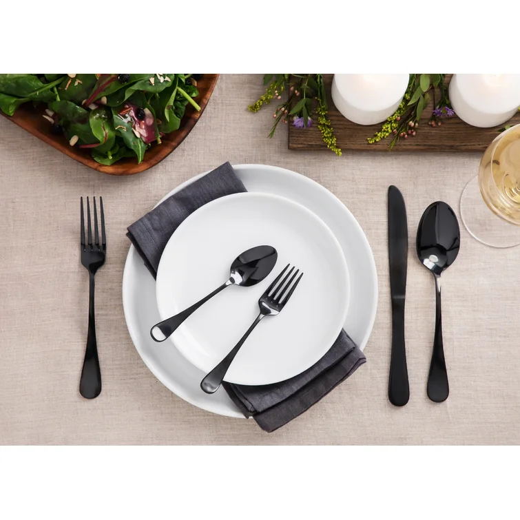 wholesale flatware for restaurants with custom classic design 