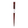 Japanese Lacquered Solid Round Wooden Chopsticks for Eating Sushi Noodles