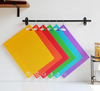 High Quality 4 Piece Set Thin Plastic Pp Colored 4pcs Chopping Cutting Board Mats with Handle for Kitchen Cutting