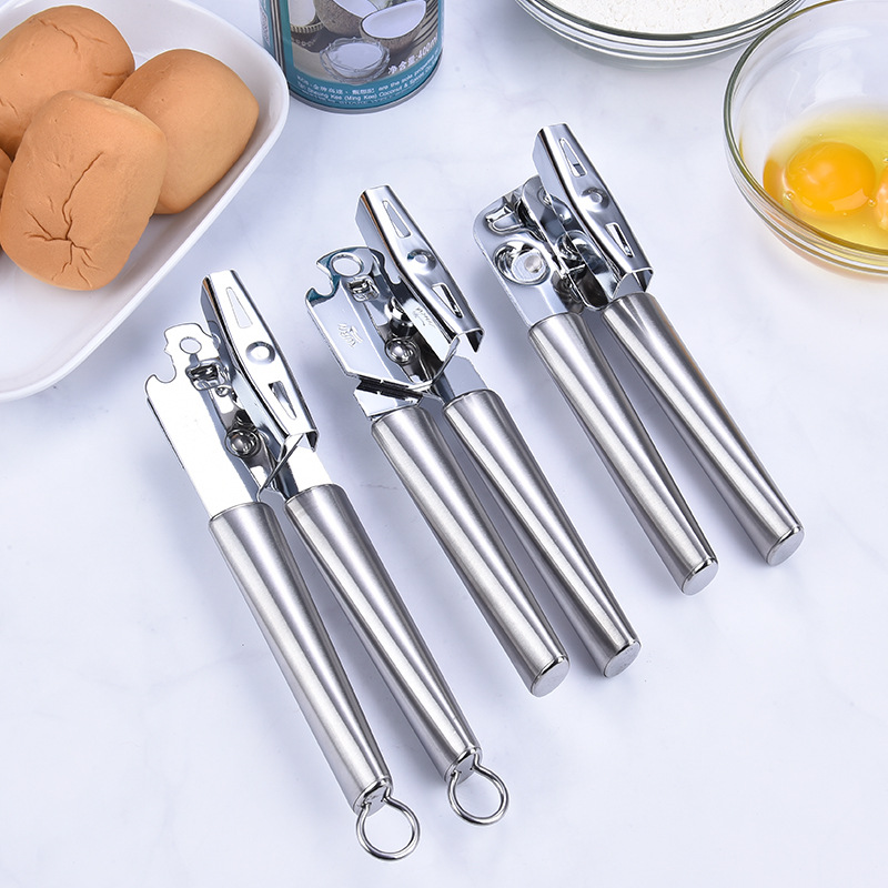 2023 Smooth Edge Multi Purpose Professional Portable Heavy Duty Can Opener Stainless Steel Tin Manual Can Opener