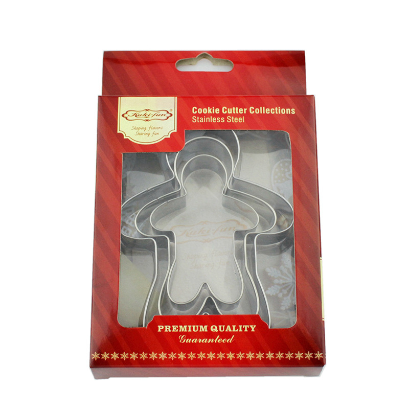 2022 China 3pcs Baby Shower 430 Stainless Steel Biscuit Cookie Cutter Baking Molds for Bakery