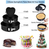 512 Pcs Cake Decorating Supplies with Non-slip Cake Turntable Cake Pans Baking Supplie Kit