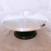 Metal Cake Turnatable Hot Baking Tools Turntable Customomized Rotating Round Rotary Silver Pink Table Cake Stand