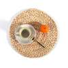 Wholesale 4 To 15 Inches Round Water Hyacinth Woven Natural Straw Placemats
