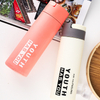 OEM ODM Wholesale Custom Logo Character Design Colored 450 Ml Glass Water Bottle with Lid