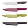 8 Inch Multi Color Stainless Steel Small Cutter Kitchen Chef Knife with Plastic Handle Sleeves for Vegetables Fruit