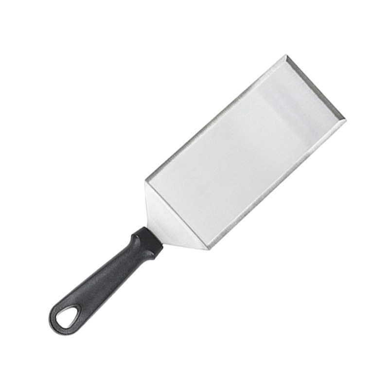 3 Pcs Set Kitchen Tool Stainless Steel Pancake Shovel with Black Plastic Pp Handle