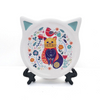 Wholesale Cute Cat Shape Cup Mat High Quality Ceramic Cork Beverage Coaster Anti-Slip Heat Resistant Coffee Tea Coaster