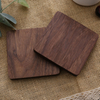 Wholesale High Quality Natuaral Beech Coaster Multipurpose Non-slip Heat Resistant Durable Wood Coasters