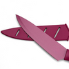 8 Inch Multi Color Stainless Steel Small Cutter Kitchen Chef Knife with Plastic Handle Sleeves for Vegetables Fruit