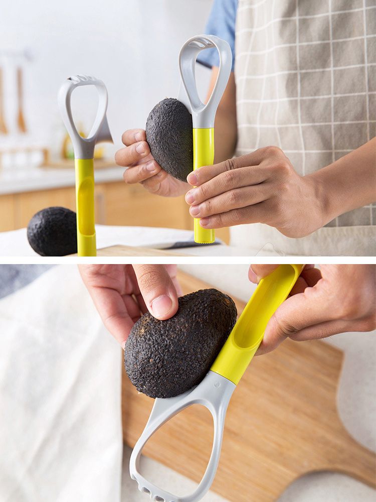 Kitchen Gadget Tool Plastic Abs Fruit Apple Corer Slicer Peeler Pitter Knife Cutter Avocado Spoon Separator