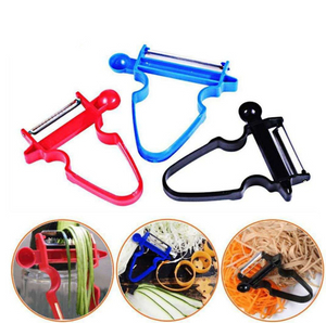 New Multi-functional Magic Trio 3 Pcs in 1 Plastic Fruit Vegetable Potato Peeler Set of 3 Different Blade (set of 3)