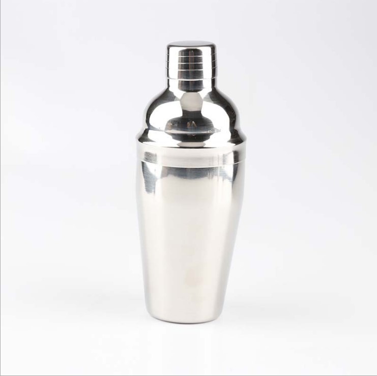 11 pcs Metal Stainless Steel Cocktail Shaker Set with Bamboo Stand