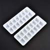 Easy release 14 cavity square shape storage container mold disposable plastic pp ice cube trays for ice