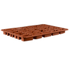 Amazon 26 Alphabet Cavity Happy Birthday Silicone Mould Chocolate Mold for Bakeware
