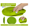 New Hot China Wholesale 100% Bpa Free Color Printed Folding Cute Round Silicone Table Mat Placemat for Kid Baby