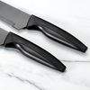 Multifunctional Cheap 17 Pcs Stainless Steel Manual Sharpener Stone And Scissor Kitchen Knife Set with Rack
