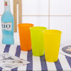 In Bulk Bpa Free Personalized Blank Colored Cylinder Small Tall Cup Reusable Plastic Tumbler for Drinking Beer