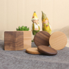 Wholesale High Quality Natuaral Beech Coaster Multipurpose Non-slip Heat Resistant Durable Wood Coasters