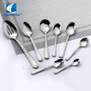 High quality silver cutlery set for hotel, 18/10 stainless steel flatware 