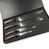 Professional multi use 8pc 8 inch 67 layer damascus boxed kitchen japanese chef knife set in gift magnetic black color box