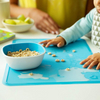 Baby Dishes Bowls Placemat Food Grade Silicone Insulation Pad Placemat Durable Heat-resistant Placemats for Dining Table