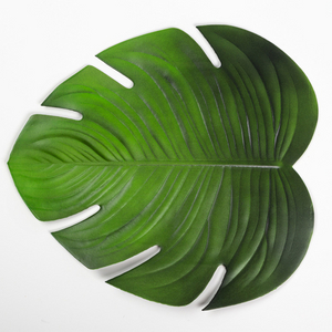 Wholesale Eva Leaf Simulation Placemat Non-slip Cushion Pad Anti Hot Insulation Placemat Waterproof Table Placemats
