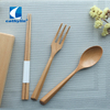 Wholesale Fork Spoon Chopsticks Flatware with Wooden Box Portable Travel