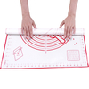 Baking Sheet Stamped Silicone Baking Pastry Mat with Meas Measurement