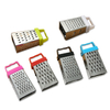 Hot sell 3 inches 4 side multi-function stainless steel cheese ginger mini grater