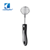 Plastic Handle Mini Stainless Steel Beater Manual Egg Whisk