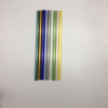 Custom Design Charm Colored Clear Straight Reusable Bubble Tea Borosilicate Glass Straw for Drinking