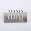 No Slip Round Shape Cup Mat 6 Piece Set Silver Stainless Steel Thermal Insulation Coaster for Drink Beverage