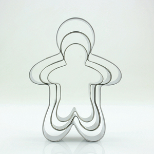 2022 China 3pcs Baby Shower 430 Stainless Steel Biscuit Cookie Cutter Baking Molds for Bakery