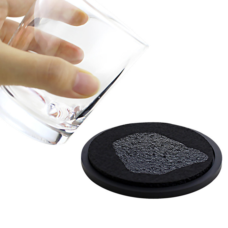 Wholesale Round Non-slip Coffee Cup Mat Floppy Disk Retro Silicone Drink Coaster Multipurpose Heat Resistant Reusable Coaster