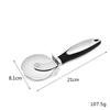 Wholesale custom logo stainless steel wheel blade slicer pizza cutter with plastic handle