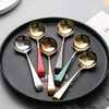 304 Stainless Steel Rose Gold Dessert Teaspoons Coffee Spoons