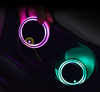Wholesale Funny Novelty Car Coaster Led Light Plastic Coasters Multipurpose Heat Resistant Waterproof Drink Coaster