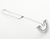 Silver Color Milk Frother Spiral Whisk Mixer 430 Stainless Steel Hand Held Manual Egg Beater