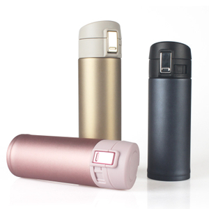 350 450ml Wide Mouth Portable Coffee Cup Stainless Steel Thermos Vacuum Flask with Lid