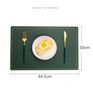 Wholesale Rectangle Table Mats Pvc Modern Placemat Double Sided Waterproof Cushion Pad Anti Hot Insulation Placemat