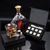 Free Box! Metal Chilling Reusable Whiskey Stones Stainless Steel 304 Ice Cube Rocks with Tongs for Bar Wine