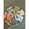 Custom Small Round Heat-resistant Waterproof Travel Mold Resin Kitchen Silicone Dining Table Mat Placemat for Kid Baby