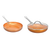 New Design 10pcs Aluminum Cookware Home Kitchen Copper Ceramic Cooking Pot And Pan Cookware Sets