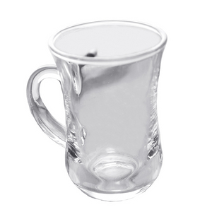 In Bulk Small Mini Insulated Round Short Dessert Clear Glass Mug Drinking Tea Coffee Water Glass Cup of Glass