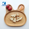 Wholesale Kids Lovely Dinner Plate Baby Animal Natural Wooden Plate