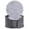 Wholesale Round Felt Coaster Set Multipurpose Heat Resistant Double Sided Coaster Non-slip Absorbent Drink Cup Mat